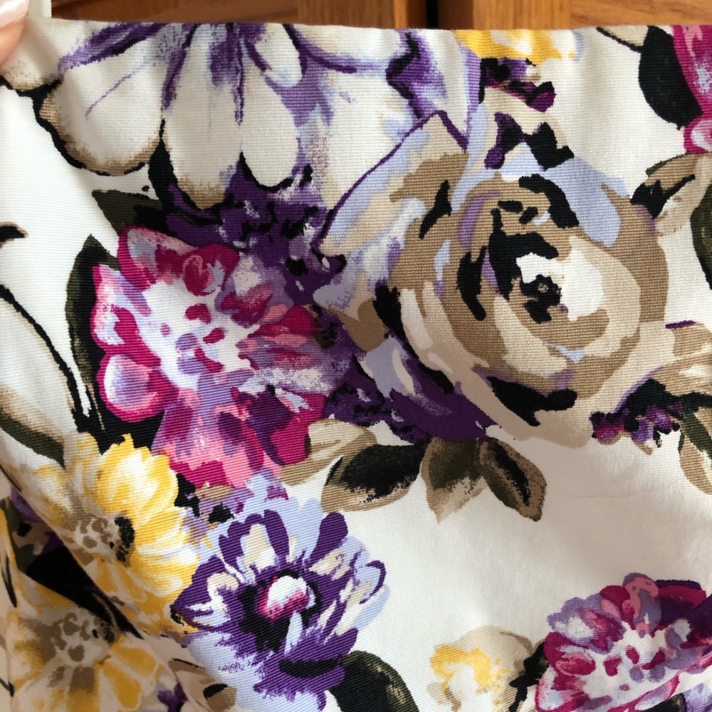 WHBM Strapless Floral Dress Size 4 - Picture 8 of 8